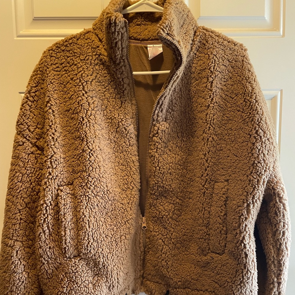 Brown fussy jacket